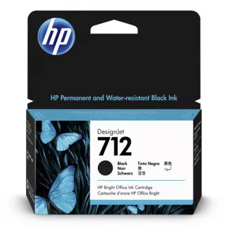 HP 712 (3ED70A) - tinta, black (crna)