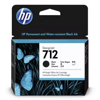 HP 712 (3ED71A) - tinta, black (crna)