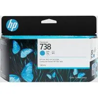 HP 738 (498N5A) - tinta, cyan (azurna)