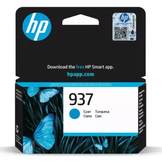 HP 937 (4S6W2NE) - tinta, cyan (azurna)