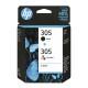 HP 305 (6ZD17AE#301) - tinta, black + color (crna + šarena)