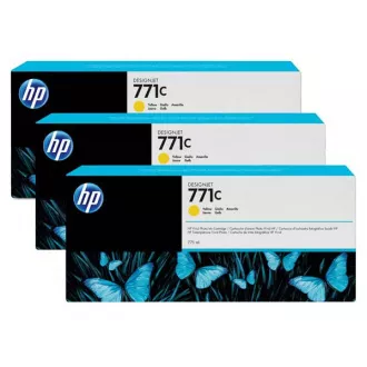 HP 771C (B6Y34A) - tinta, yellow (žuta) 3kom