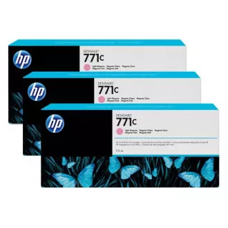 HP 771C (B6Y35A) - tinta, light magenta (svijetlo purpurna) 3kom HP 771C (B6Y35A) - tinta, light magenta (svijetlo purpurna) 3kom