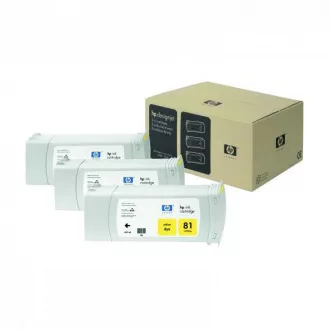 HP 81 (C4933A) - tinta, yellow (žuta) HP 81 (C4933A) - tinta, yellow (žuta)