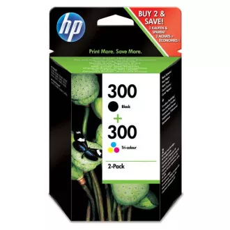 HP 300 (CN637EE) - tinta, black + color (crna + šarena) HP 300 (CN637EE) - tinta, black + color (crna + šarena)