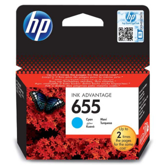 HP 655 (CZ110AE) - tinta, cyan (azurna) - Raspakiran
