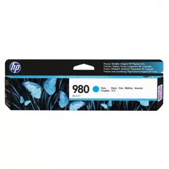 HP 980 (D8J07A) - tinta, cyan (azurna)