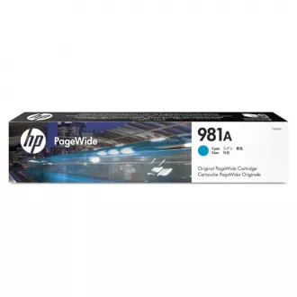 HP 981A (J3M68A) - tinta, cyan (azurna)