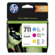 HP 711 (P2V32A) - tinta, color (šarena)