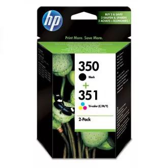 HP 350 + 351 (SD412EE) - tinta, black + color (crna + šarena) 2kom HP 350 + 351 (SD412EE) - tinta, black + color (crna + šarena) 2kom
