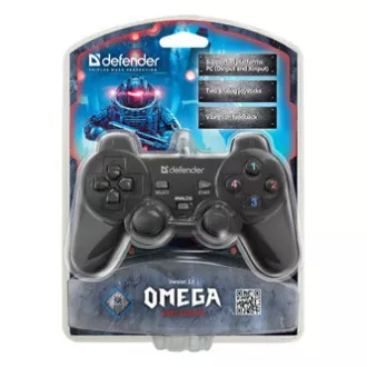 Gamepad Defender Omega, 12 tl., USB, crni, vibrirajući, Windows R XP/VISTA/7/8/10 Gamepad Defender Omega, 12 tl., USB, crni, vibrirajući, Windows R XP/VISTA/7/8/10