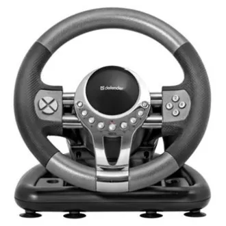 Volan Defender FORSAGE GTR, 12, USB, crno-sivi, sa pedalama, Windows 98/2000 / ME / XP / VISTA / 7