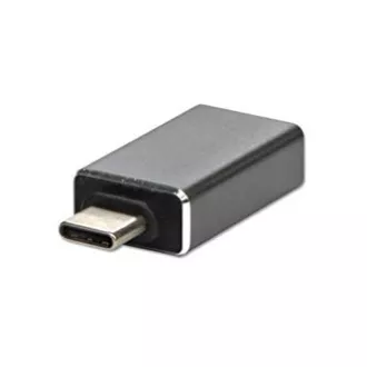 USB redukcija, (3.1), USB C muški - USB A ženski, metalni