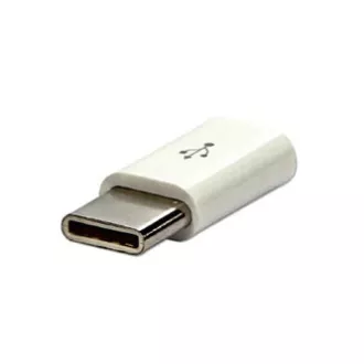 USB redukcija, (2.0), USB C muški - microUSB ženski, bijeli