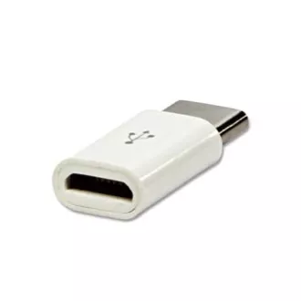 USB redukcija, (2.0), USB C muški - microUSB ženski, bijeli