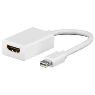 Video konverter, mini DisplayPort muški - HDMI ženski, HDMI 1.3 - Standard, bijeli, MALOPRODAJA