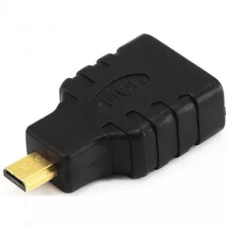 Video reduktor, mikro HDMI muški - HDMI ženski, crni, logo pozlaćeni konektori Video reduktor, mikro HDMI muški - HDMI ženski, crni, logo pozlaćeni konektori