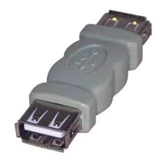 USB konektor, (2.0), USB A ženski - USB A ženski, sivi, 5891, NA AKCIJI