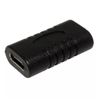 USB konektor, (3.1), USB C ženski - USB C ženski, crni, plastična vrećica