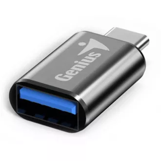 USB redukcija, (3.0), USB C muški - USB A ženski, crni, Genius USB 3.0, do 5Gbps
