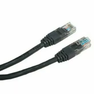 Mrežni LAN kabel UTP patchcord, Cat.5e, RJ45 muški - RJ45 muški, 3 m, neoklopljen, crni, ekonomičan, RASPRODAJA