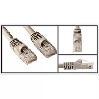 Mrežni LAN kabel FTP patchcord, Cat.5e, RJ45 muški - RJ45 muški, 20 m, oklopljen, sivi, ekonomičan