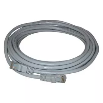 Mrežni LAN kabel FTP patchcord, Cat.5e, RJ45 muški - RJ45 muški, 20 m, oklopljen, sivi, ekonomičan