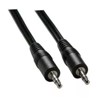 Audio kabel Jack (3,5 mm) muški - Jack (3,5 mm) muški, 1,5 m, crni