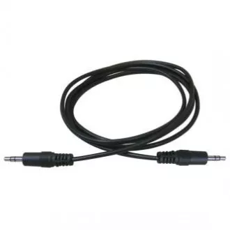 Audio kabel Jack (3,5 mm) muški - Jack (3,5 mm) muški, 1,5 m, crni, Logo Audio kabel Jack (3,5 mm) muški - Jack (3,5 mm) muški, 1,5 m, crni, Logo