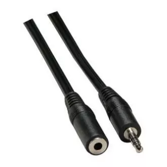 Audio produžni kabel Jack (3,5 mm) muški - Jack (3,5 mm) ženski, 3 m, crni, Logo Audio produžni kabel Jack (3,5 mm) muški - Jack (3,5 mm) ženski, 3 m, crni, Logo