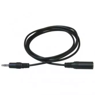 Audio produžni kabel Jack (3,5 mm) muški - Jack (3,5 mm) ženski, 3 m, crni, Logo Audio produžni kabel Jack (3,5 mm) muški - Jack (3,5 mm) ženski, 3 m, crni, Logo