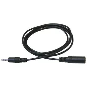 Audio produžni kabel Jack (3,5 mm) muški - Jack (3,5 mm) ženski, 3 m, crni, Logo blister Audio produžni kabel Jack (3,5 mm) muški - Jack (3,5 mm) ženski, 3 m, crni, Logo blister