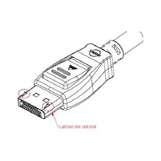 Video kabel DisplayPort muški - HDMI muški, 5m, crni