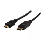 Video kabel DisplayPort muški - HDMI muški, 5m, crni, Logo blister, DOSTAVA