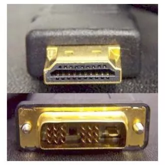Video kabel DVI (18+1) muški - HDMI muški, 5m, crni, RASPRODAJA