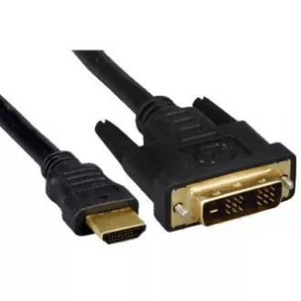 Video kabel DVI (18+1) muški - HDMI muški, 5m, crni, RASPRODAJA