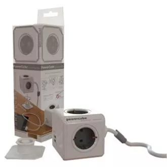 Mrežni kabel 230V produžni, CEE7 (utikač) - POWERCUBE, 1,5 m, PRODUŽENI USB, sivi, POWERCUBE, 4 utičnice, PD 20W A+C Mrežni kabel 230V produžni, CEE7 (utikač) - POWERCUBE, 1,5 m, PRODUŽENI USB, sivi, POWERCUBE, 4 utičnice, PD 20W A+C