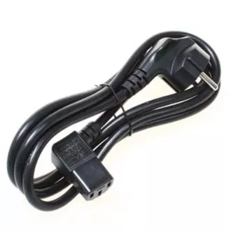 Mrežni kabel 230V napajanje, CEE7 (utikač) - C13, 5m, VDE odobren, crni, savijen, NAPAJ.