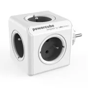 Razdjelna utičnica 240V, CEE7 (utikač) - POWERCUBE, 0,1m, ORIGINAL, siva, POWERCUBE, 5 utičnica, dječja brava