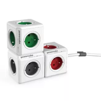 Razdjelna utičnica 240V, CEE7 (utikač) - POWERCUBE, 0,1m, ORIGINAL, siva, POWERCUBE, 5 utičnica, dječja brava Razdjelna utičnica 240V, CEE7 (utikač) - POWERCUBE, 0,1m, ORIGINAL, siva, POWERCUBE, 5 utičnica, dječja brava