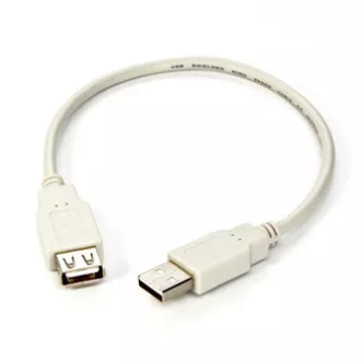USB produžni kabel (2.0), USB A muški - USB A ženski, 0.3m, bijeli