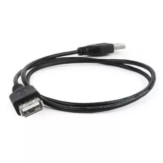 USB produžni kabel (2.0), USB A muški - USB A ženski, 1.8m, crni