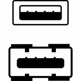 USB produžni kabel (2.0), USB A muški - USB A ženski, 1.8m, crni