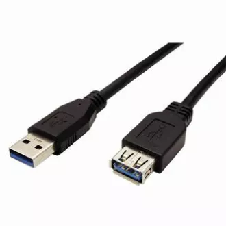USB produžni kabel (3.0), USB A muški - USB A ženski, 1.8m, crni