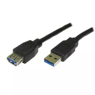 Logo USB produžni kabel (3.0), USB A muški - USB A ženski, 1,8 m, crni, blister