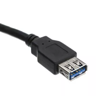 Logo USB produžni kabel (3.0), USB A muški - USB A ženski, 1,8 m, crni, blister