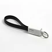 USB kabel (2.0), USB A muški - microUSB muški, 49160, 0.2m, crni, privjesak za ključeve, AKCIJA