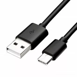 USB kabel (2.0), USB A muški - USB C muški, 1m, crni