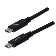 USB kabel (3.2 gen 1), USB C muški - USB C muški, 1m, 5 Gb/s, 5V/3A, crni