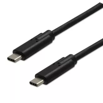 USB kabel (3.2 gen 2), USB C muški - USB C muški, 1m, 10 Gb/s, 5V/3A, crni, NAPAJ.